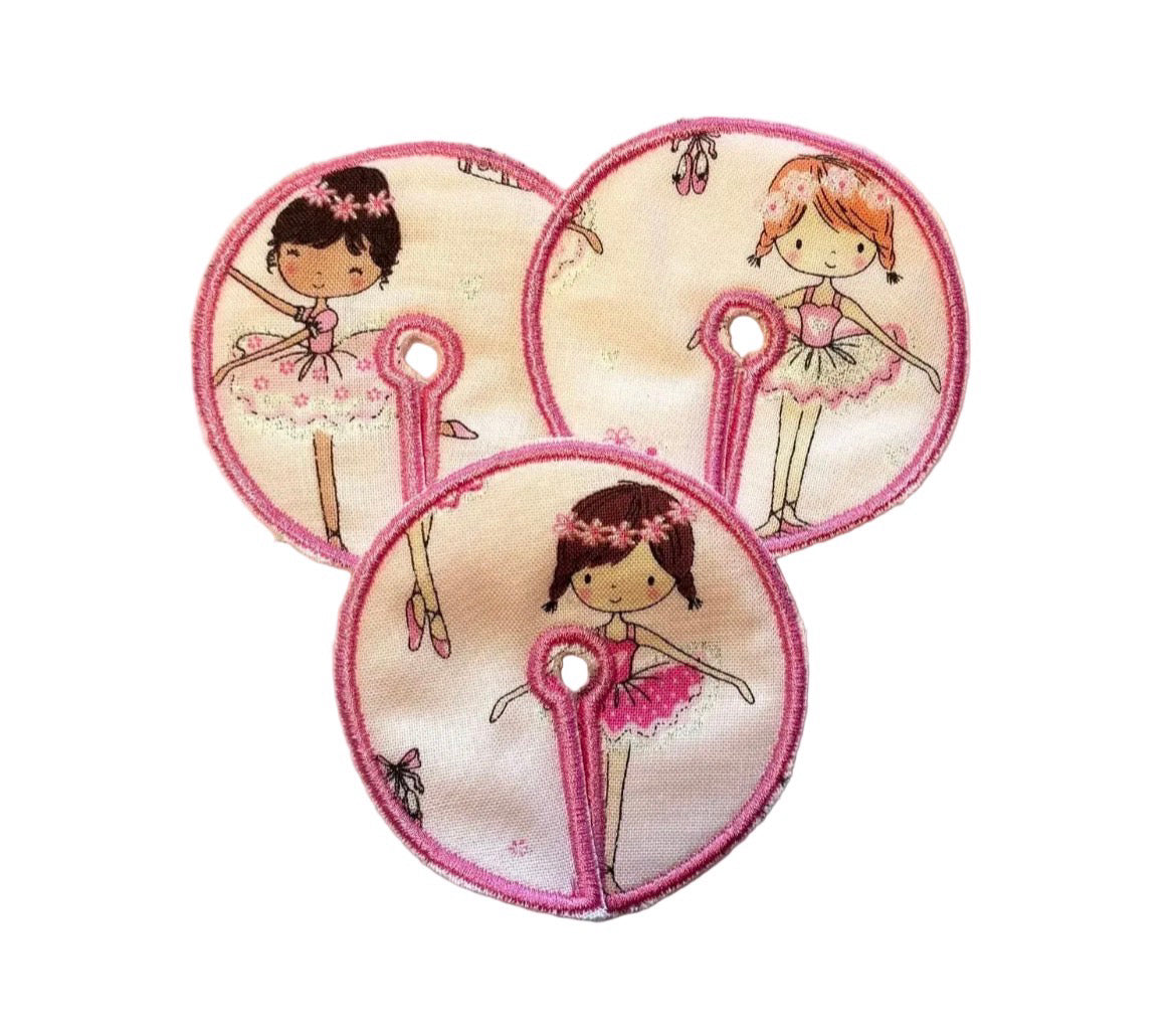 Ballerina dancers 2.75" gtube pad - ONE PAD