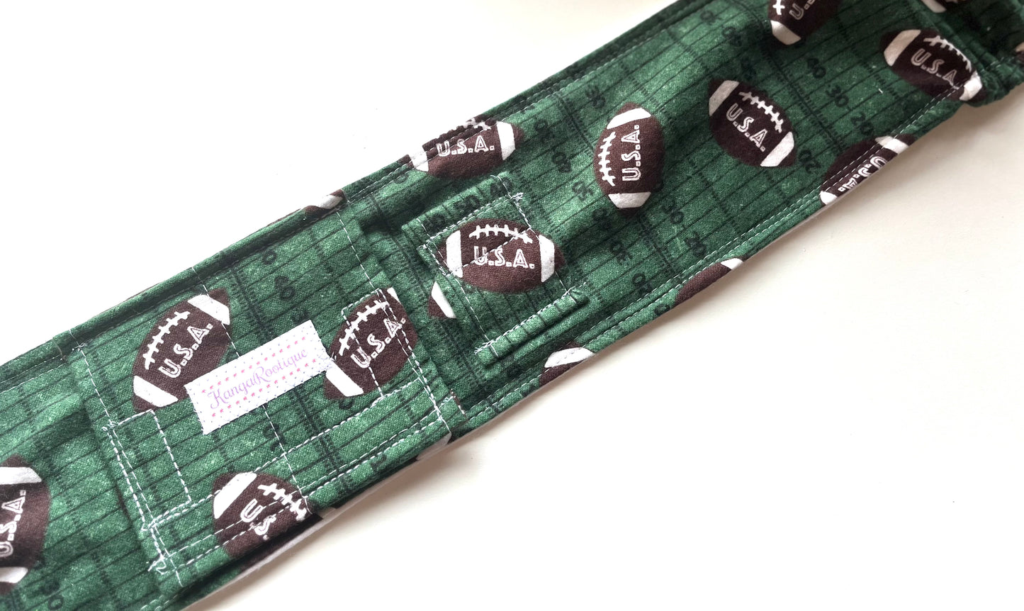 football gtube belt belly band