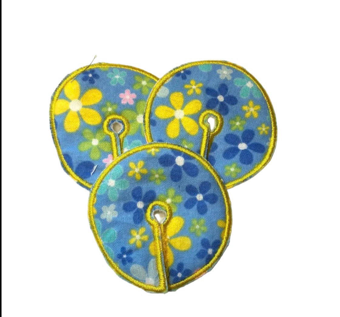 Mixed florals 2.75" gtube pad - set of 3