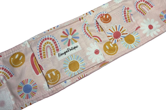 pink rainbow gtube belt belly band