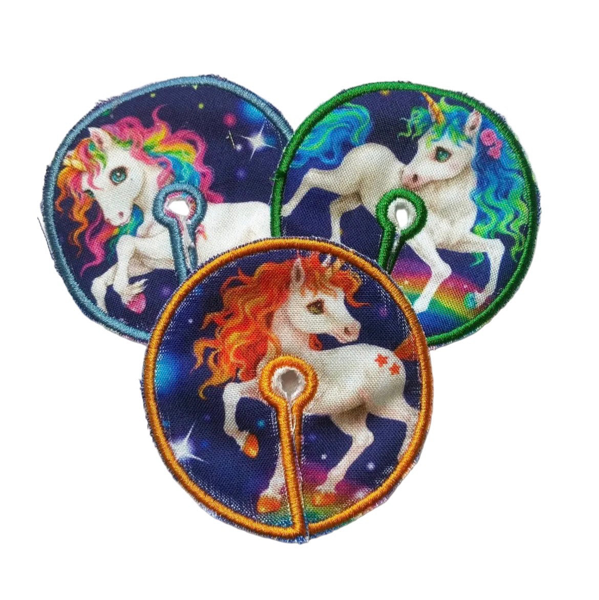 Multicolor unicorn 2.75" gtube pad - ONE PAD