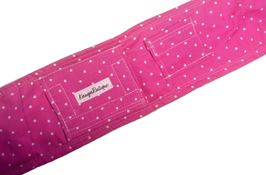 pink dot gtube belt belly band