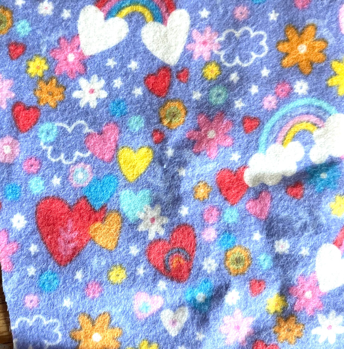 Purple rainbow flower 2.75" gtube pad