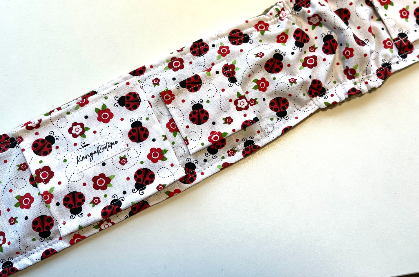 Red black ladybug gtube belt belly band