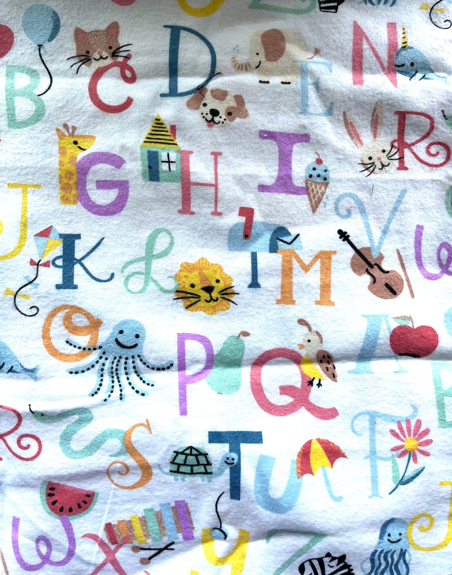 Pastel alphabet 2.75"  gtube pad