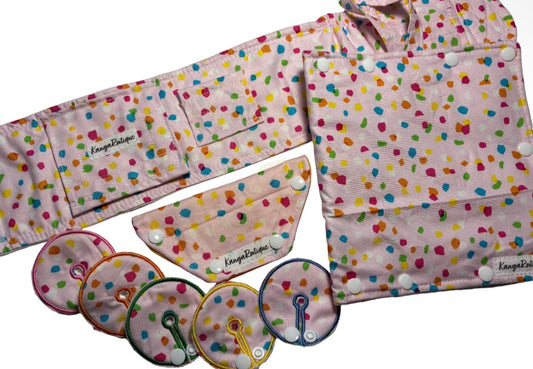 New Tubie Starter Set (Belt, Pads, Port Cover & Bag Cover) - RANDOM PRINT