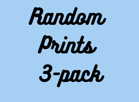 RANDOM PRINTS gtube pads - 3pk