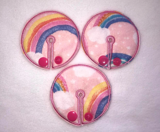 rainbow gtube pads - 3pk