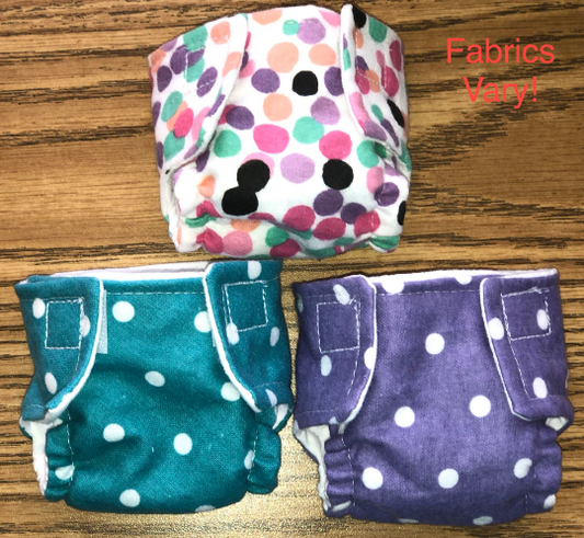 Baby Alive cloth diapers - RANDOM PRINTS