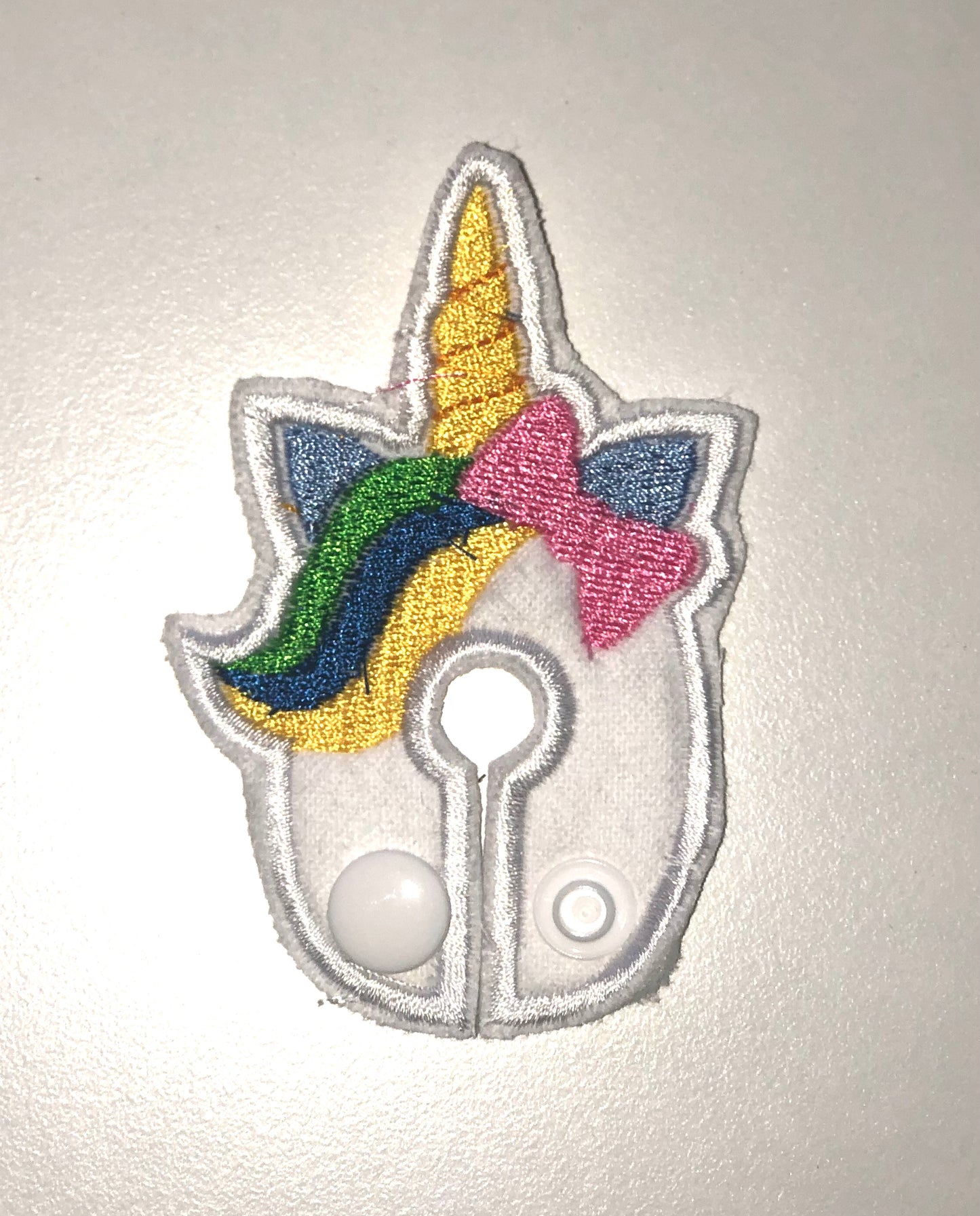 Unicorn head gtube pad