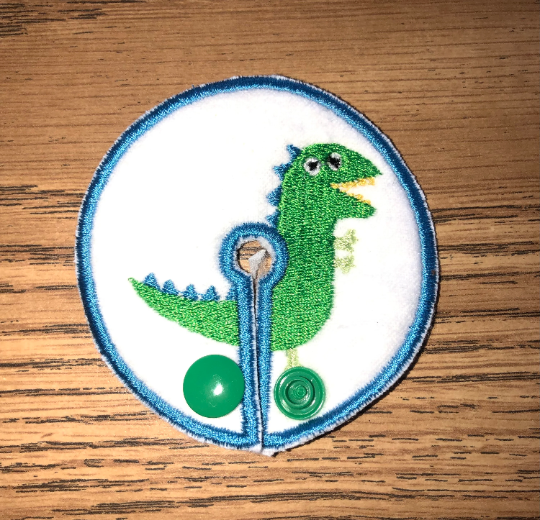 Dinosaur gtube pad