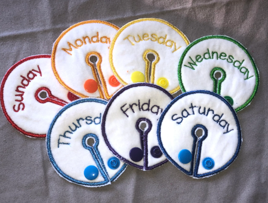 Weekdays gtube pads